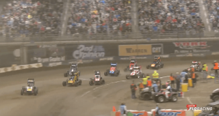 Full highlights: Kyle Larson claims Night 1 of 2025 Chili Bowl